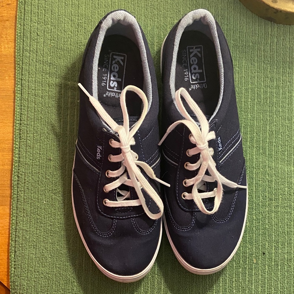 Keds Navy Blue Ortholite Sneakers 8.5